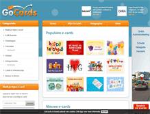 Tablet Screenshot of gocards.nl